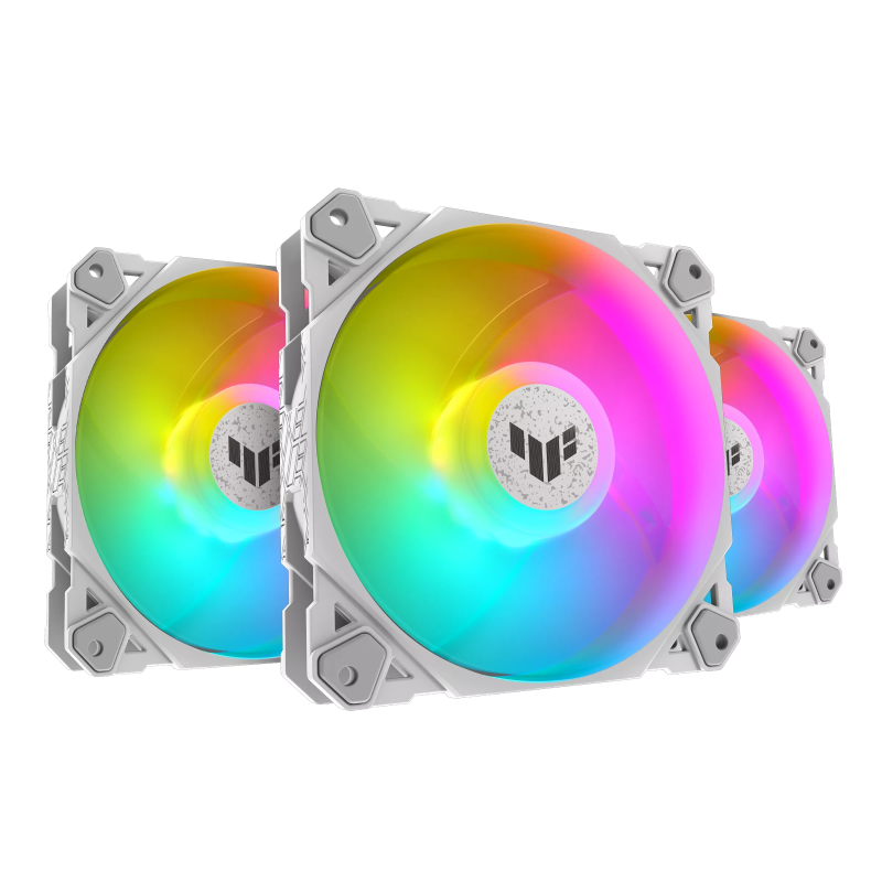 ASUS Gaming Fan ARGB Triple Kit with Controller - TF120 - White — Buy in Cyprus with Fast Delivery