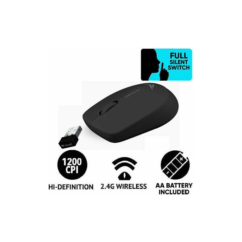 Alcatroz Mouse - AIRMOUSE 3 - Wireless Silent Black — Buy in Cyprus with Fast Delivery