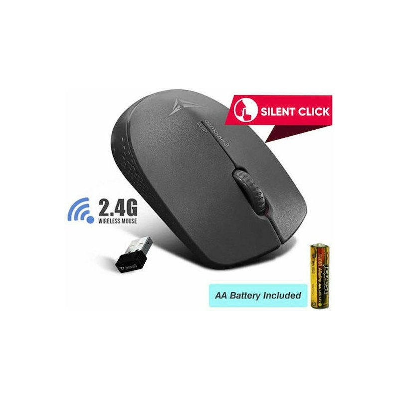 Alcatroz Mouse - AIRMOUSE 3 - Wireless Silent Black — Buy in Cyprus with Fast Delivery