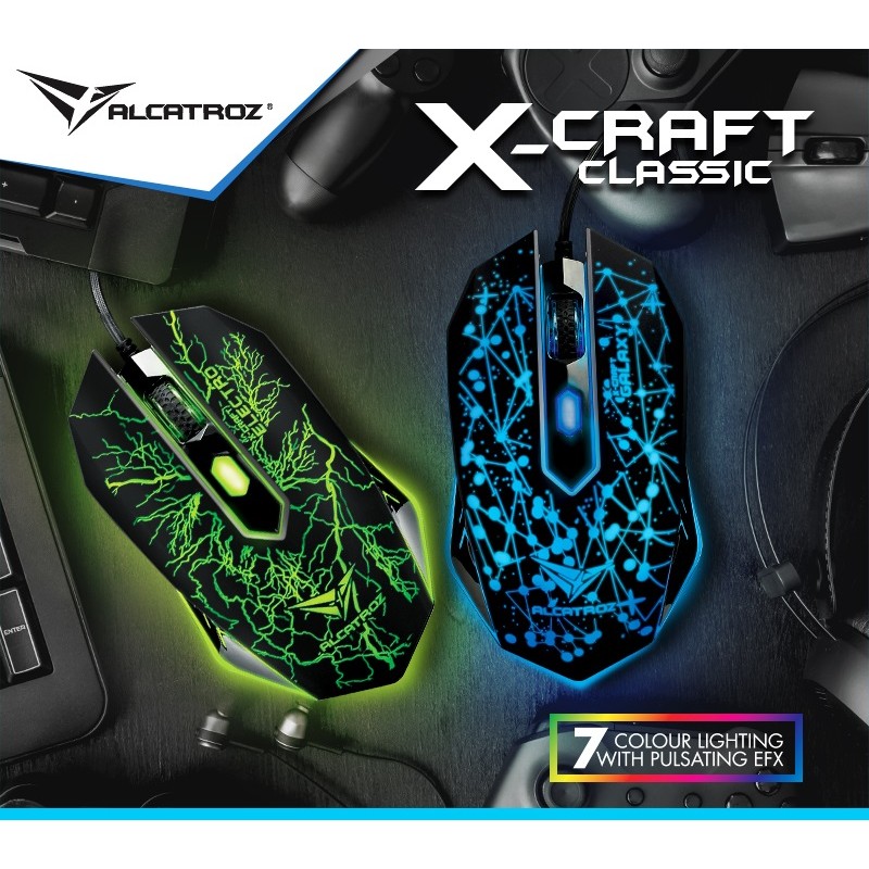 Alcatroz Classic Electro Gaming Mouse - X-Craft - Gaming Mouse — Buy in Cyprus with Fast Delivery