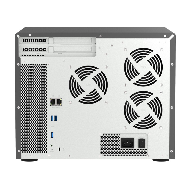 QNAP NAS 16-Bay Tower Intel Eight-Core, 8GB RAM, Triple PCIe Slots, Dual 2.5GbE Ports & SSD Caching - TS-1655