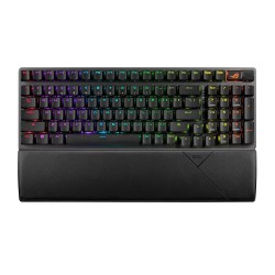 ASUS Gaming Keyboard Mechnanical Tri-Mode 2.4Ghz Bluetooth USB WristRest ROG STRIX SCOPE II 96 Wireless NXSW
