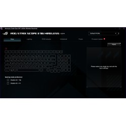 ASUS Gaming Keyboard Mechnanical Tri-Mode 2.4Ghz Bluetooth USB WristRest ROG STRIX SCOPE II 96 Wireless NXSW
