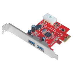 Unitek USB3.0 PCI Express Card - Y-7301 - 2 Port USB3.0 PCI Express Card — Buy in Cyprus with Fast Delivery