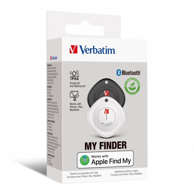 Verbatim My Finder Apple BT Item Finder - MYF-02 - 2-pk Black — Buy in Cyprus with Fast Delivery