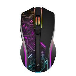 Armaggeddon Gaming Mouse - FOXBAT-III - Wired+2.4G Recharge Cyberpunk Black — Buy in Cyprus with Fast Delivery