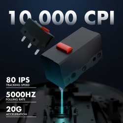 Armaggeddon Gaming Mouse - FOXBAT-III - Wired+2.4G Recharge Cyberpunk Black — Buy in Cyprus with Fast Delivery