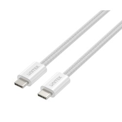 Unitek Magnetic USB-C Cable - C1414AWH-1M - 100W 1.0m White — Buy in Cyprus with Fast Delivery