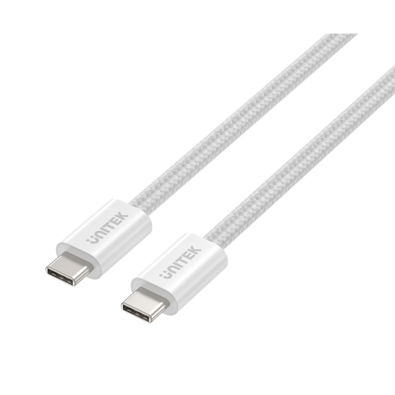 Unitek Magnetic USB-C Cable - C1414AWH-1M - 100W 1.0m White — Buy in Cyprus with Fast Delivery