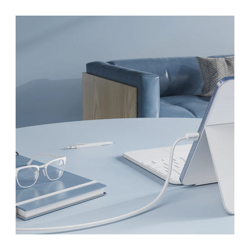 Unitek Magnetic USB-C Cable - C1414AWH-1M - 100W 1.0m White — Buy in Cyprus with Fast Delivery