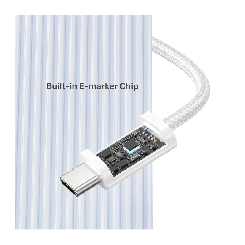 Unitek Magnetic USB-C Cable - C1414AWH-1M - 100W 1.0m White — Buy in Cyprus with Fast Delivery