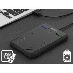 Unitek DiskGuard RaidenUSB 3.0 2.5' SATA HDD Enclosure - Y-3036 - RaidenUSB 3.0 2.5' SATA HDD Enclosure