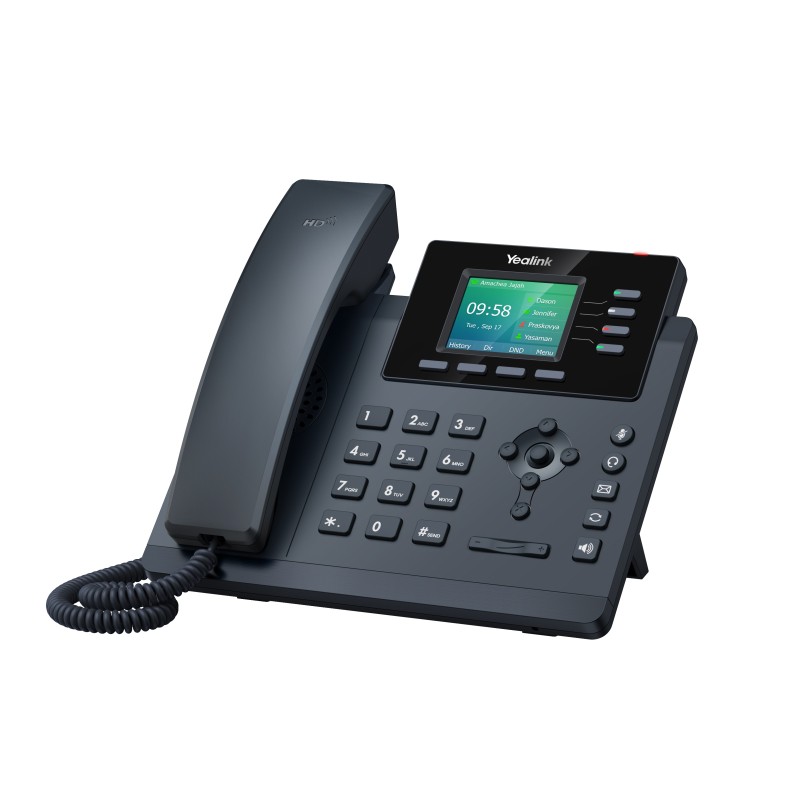 Yealink IP Phone Desktop PoE 2.4'' Gigabit, Color Screen, USB & Wi-Fi T34W — Buy in Cyprus with Fast Delivery