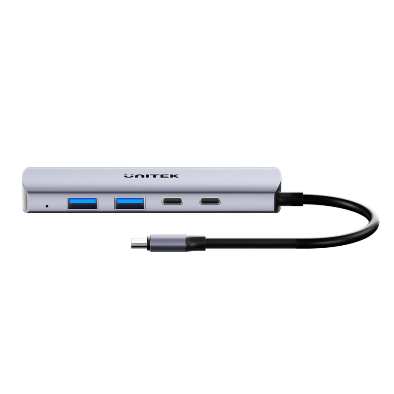 Unitek USB-C Hub - H1112D - 2xUSB-A 2xUSB-C 10Gbps & USB-C Power Port — Buy in Cyprus with Fast Delivery