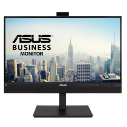 ASUS Monitor VideoConferencing - BE27ACSBK - 27'' 2K 60Hz Ergonomic Webcam Speakers AI Microphone