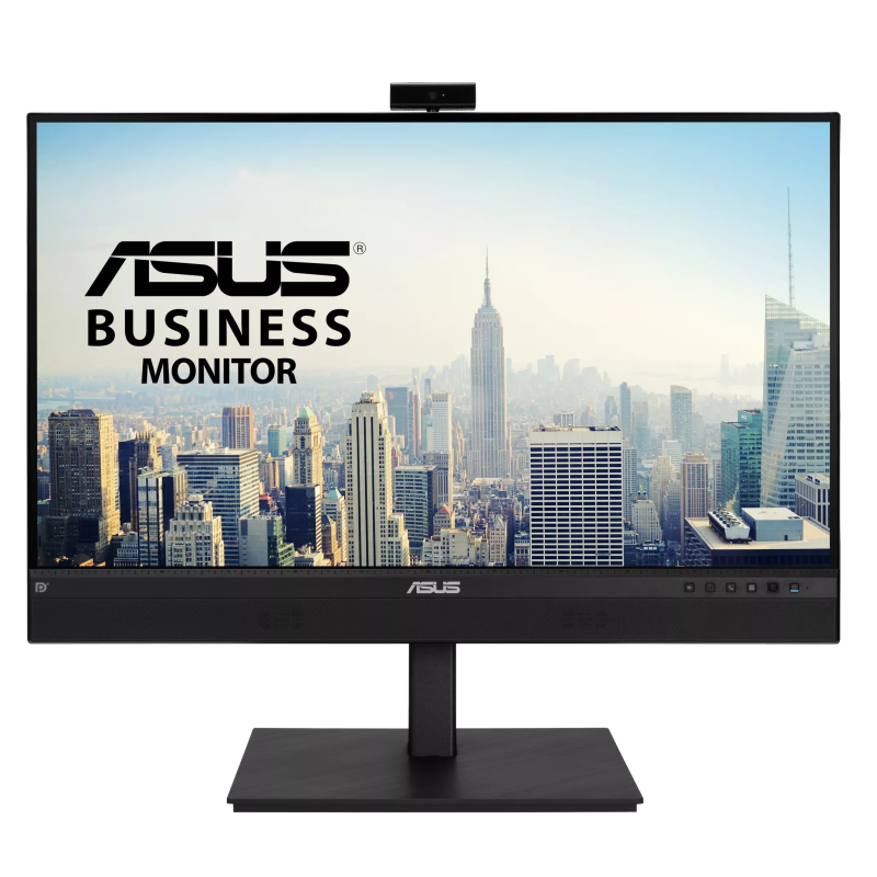 ASUS Monitor VideoConferencing - BE27ACSBK - 27'' 2K 60Hz Ergonomic Webcam Speakers AI Microphone