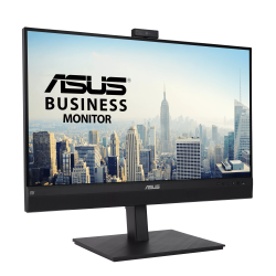 ASUS Monitor VideoConferencing - BE27ACSBK - 27'' 2K 60Hz Ergonomic Webcam Speakers AI Microphone