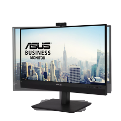 ASUS Monitor VideoConferencing - BE27ACSBK - 27'' 2K 60Hz Ergonomic Webcam Speakers AI Microphone