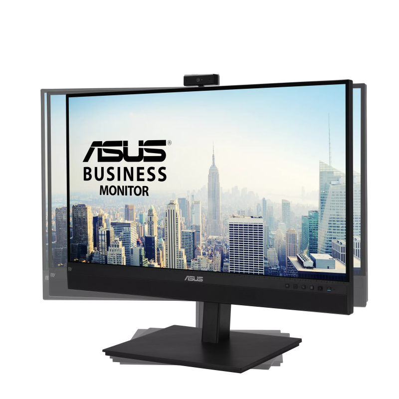 ASUS Monitor VideoConferencing - BE27ACSBK - 27'' 2K 60Hz Ergonomic Webcam Speakers AI Microphone