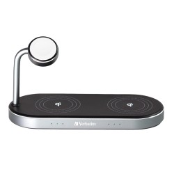 Verbatim Wireless Charger - WCS-03 - 3in1 Qi & MFI Certified for Apple Devices — Buy in Cyprus with Fast Delivery