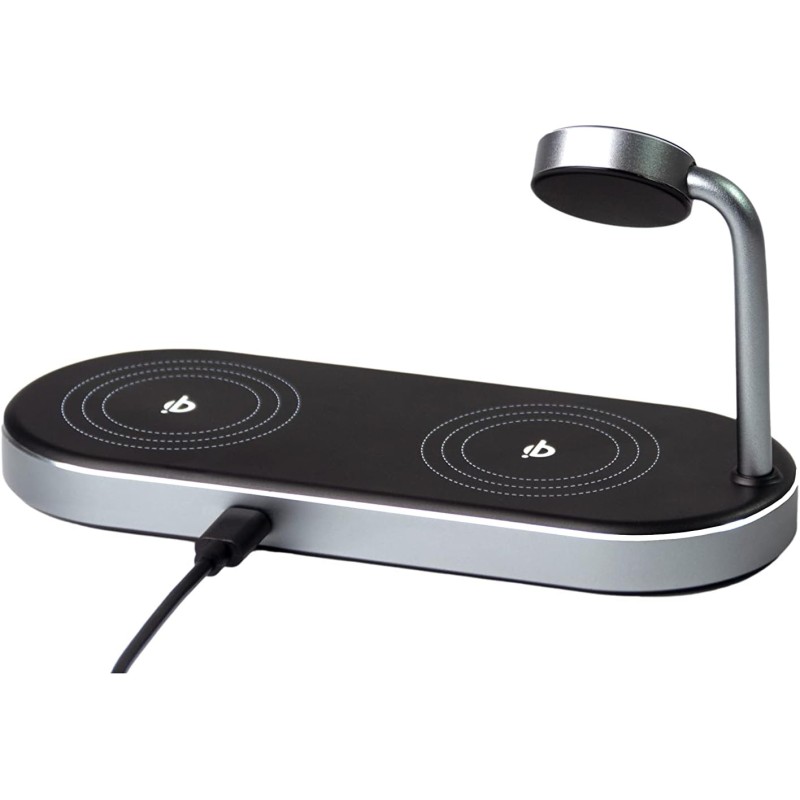 Verbatim Wireless Charger - WCS-03 - 3in1 Qi & MFI Certified for Apple Devices — Buy in Cyprus with Fast Delivery