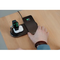 Verbatim Wireless Charger - WCS-03 - 3in1 Qi & MFI Certified for Apple Devices — Buy in Cyprus with Fast Delivery