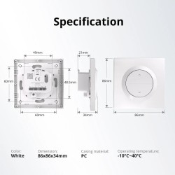 Sonoff WiFi Smart Switch Enclosure - for MINI-RBS — Buy in Cyprus with Fast Delivery
