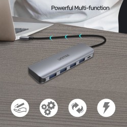 Unitek - H1107A - 4x USB-A Ports USB3.1 with 10W Micro USB Charging Port — Buy in Cyprus with Fast Delivery