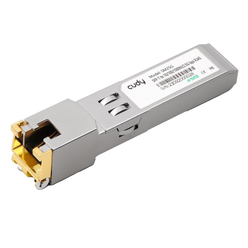 Cudy Fiber SFP Module - SM25G - SFP Slot to 2.5GbE RJ45 — Buy in Cyprus with Fast Delivery