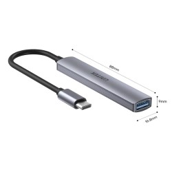 Unitek USB-C Hub 4port 3xUSB2.0 1xUSB3.0 - H1208B - USB-C Hub — Buy in Cyprus with Fast Delivery