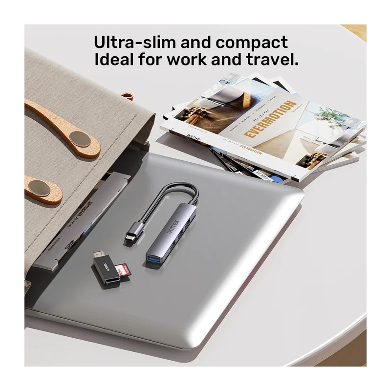 Unitek USB-C Hub 4port 3xUSB2.0 1xUSB3.0 - H1208B - USB-C Hub — Buy in Cyprus with Fast Delivery