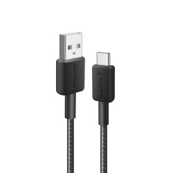 Anker Mobile Cable - 322 - USB-A to USB-C 1.8m Black — Buy in Cyprus with Fast Delivery