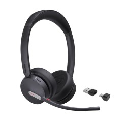 Yealink Headset Wireless Bluetooth 3-Mic NC with BT Dongle & Charging Stand - BH70 - Dual Teams
