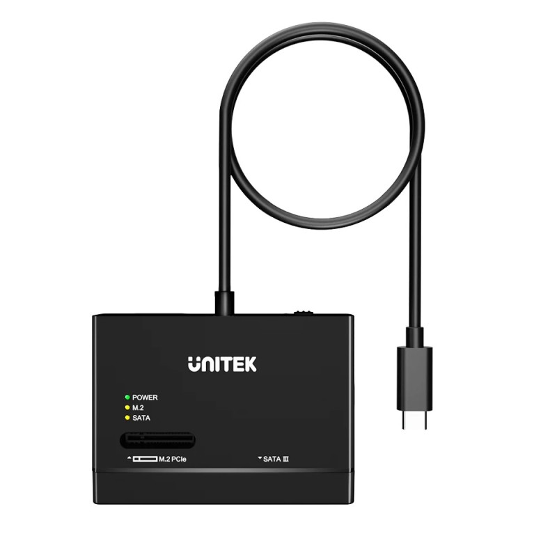 Unitek USB-C to SATA m2 SSD Converter Enclosure - S1232A - USB-C to SATA m2 SSD Converter Enclosure