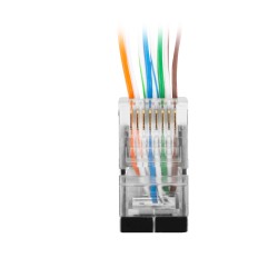 Lanberg Passthrough CAT6 FTP RJ45 Ethernet EZ Plugs - 20PCS — Buy in Cyprus with Fast Delivery