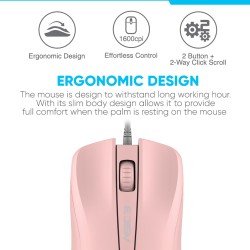 Alcatroz Wired Mouse - ASIC 3 - White Blister — Buy in Cyprus with Fast Delivery