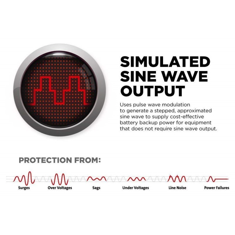 CyberPower UPS - BR1000ELCD - 1000VA 600W Brick Line Interactive UPS LCD — Buy in Cyprus with Fast Delivery