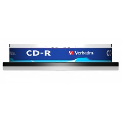 Verbatim CD-R - 43437 - 700MB 52X 10-Pack Spindle — Buy in Cyprus with Fast Delivery