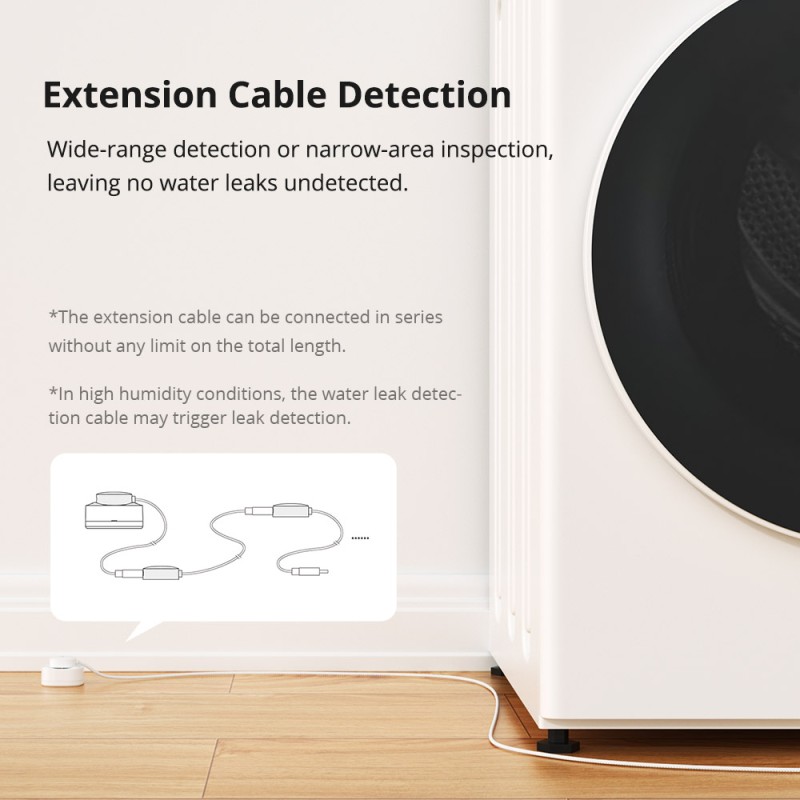 Sonoff ZigBee Smart Water Leak Sensor Cable - WLDC200 - ZigBee Smart Water Leak Sensor Cable