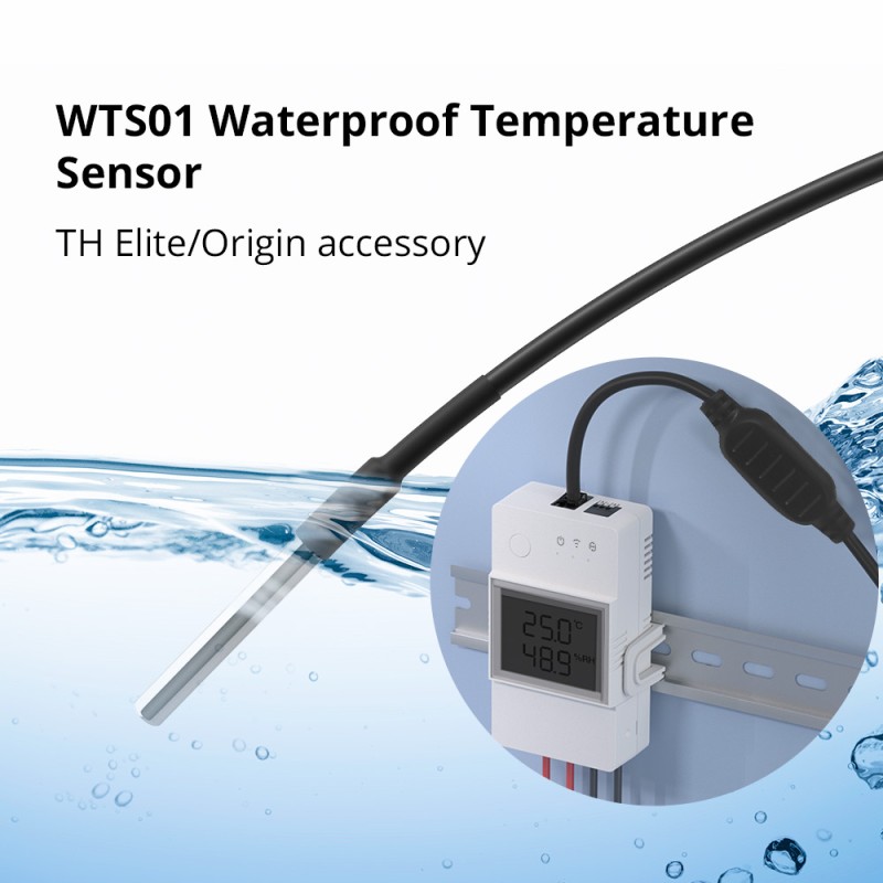 Sonoff Smart Sensor Temperature & Humidity Tube - WTS01 - Smart Sensor Temperature & Humidity Tube