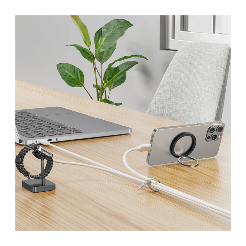 Unitek Cable Organizer Silicone FlexiTies - OT1095A - 5pk (2xBlack 3xGrey) 135x10mm — Buy in Cyprus with Fast Delivery