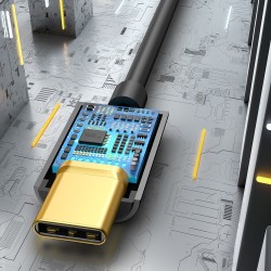 Baseus Type-C Male to 3.5mm Female Adapter - L54 - Blue — Buy in Cyprus with Fast Delivery