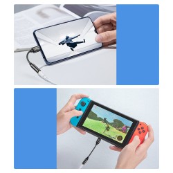 Baseus Type-C Male to 3.5mm Female Adapter - L54 - Blue — Buy in Cyprus with Fast Delivery