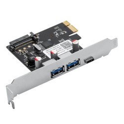 Orico PCI Express Card - PNU-2A1C - 2xUSB3.0 1xUSB-C — Buy in Cyprus with Fast Delivery