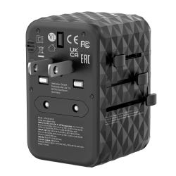 Verbatim Charger Travel Adapter World to World GAN III 65W 2xC 2xA - UTA-05 - 65W 2xC 2xA — Buy in Cyprus with Fast Delivery