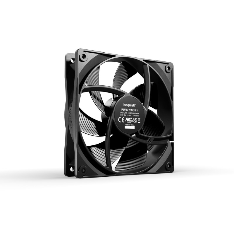 Be Quiet Pure Wings 3 PWM 120mm - BL105 - Black 120mm PWM Case Fan, 1600 RPM, Quiet — Buy in Cyprus with Fast Delivery