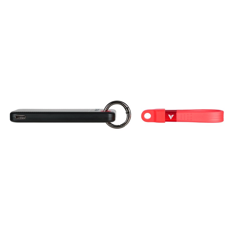 Verbatim SSD Portable POCKET KEYRING - 3.2 Gen2 2TB Black Red — Buy in Cyprus with Fast Delivery