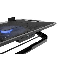 Natec Laptop Cooling Stand - 12.1-17.3 With Fan LED 2xUSB DIPPER 2 — Buy in Cyprus with Fast Delivery