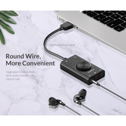 Orico Converter USB-A to Sound Card - SC2 - USB-A to Sound Card with Volume — Buy in Cyprus with Fast Delivery