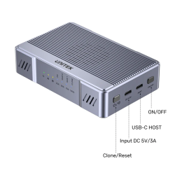 Unitek USB-C 2-Bay External M2 SSD Enclosure with RAID - S1247A - 20Gbps — Buy in Cyprus with Fast Delivery